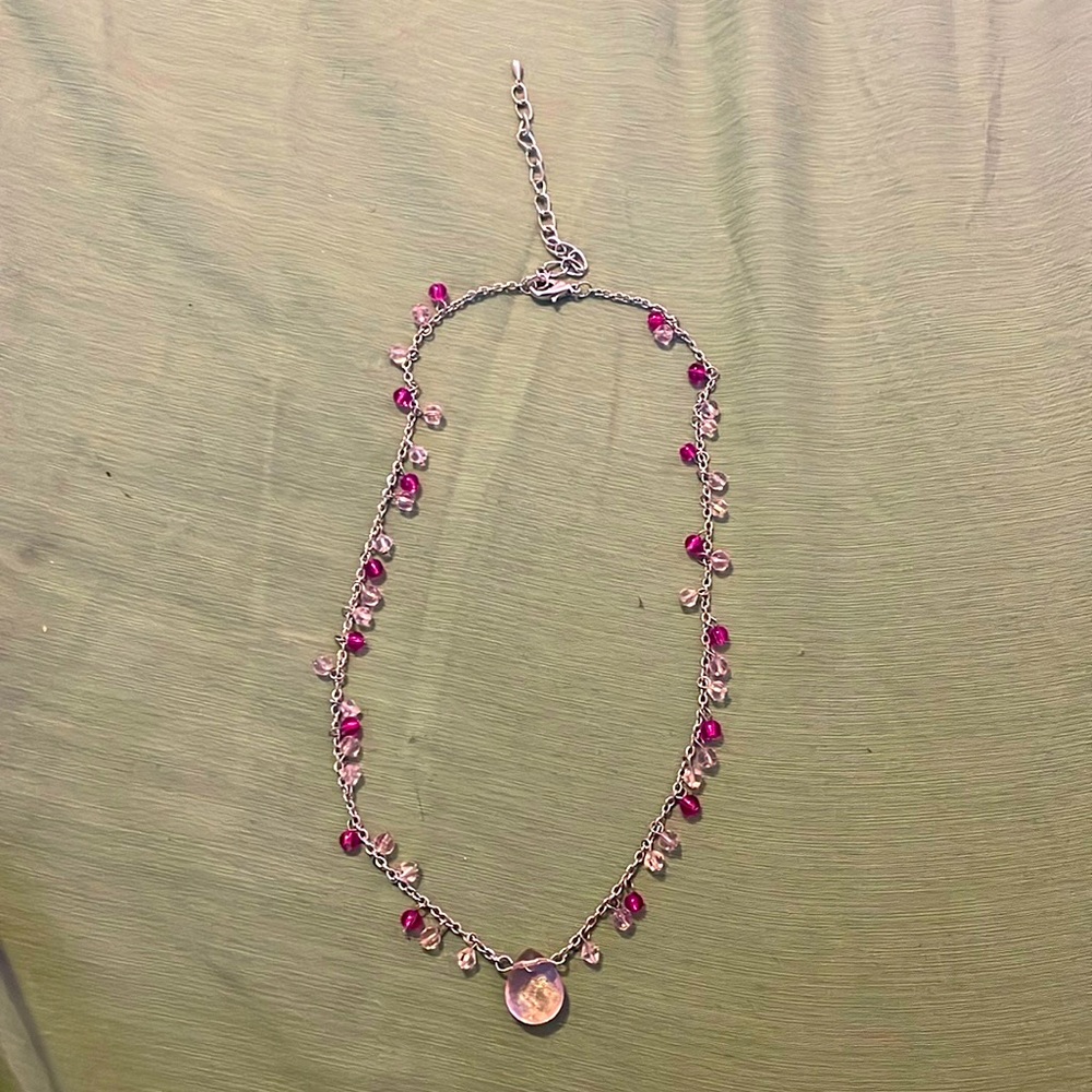 Pink vintage necklace